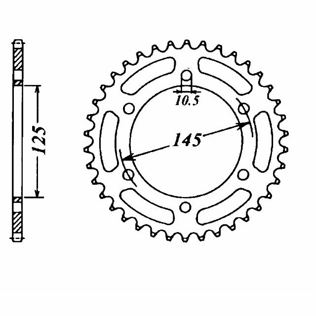 Kettensatz Teilung 520 H