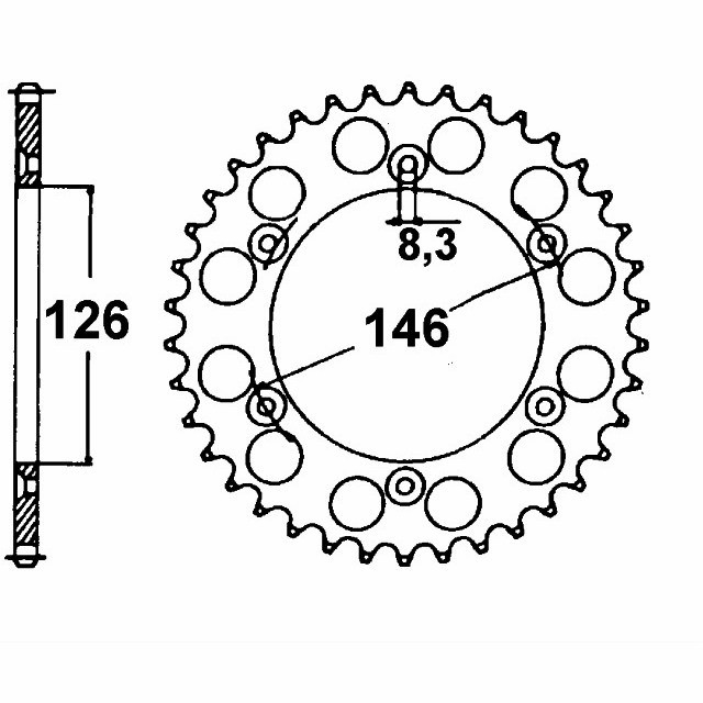 Kettensatz Teilung 520 HO