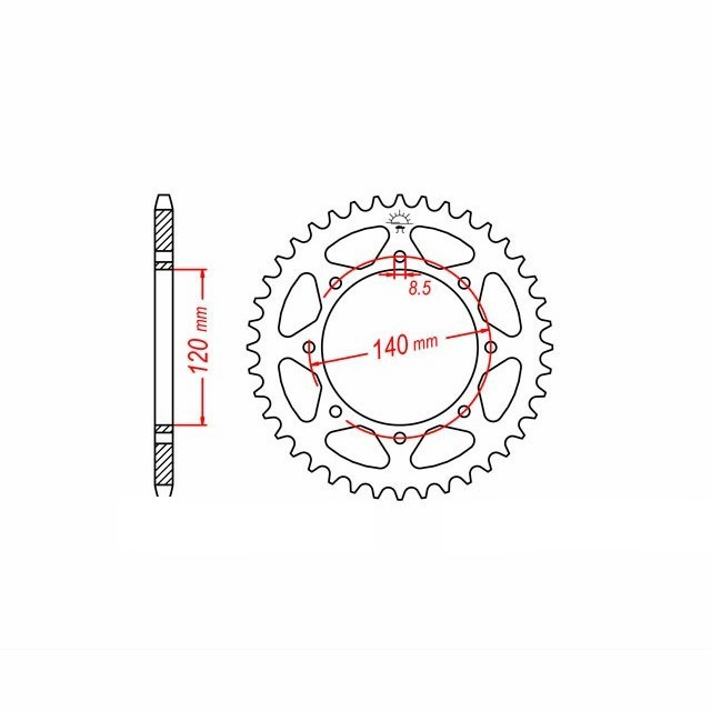 DID Kettensatz 520VX3