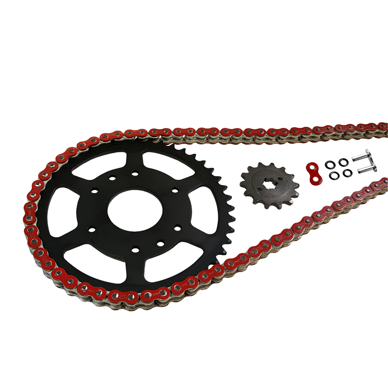 Kettensatz Teilung 525 MVXZ-2, Kette in rot