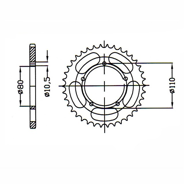Kettensatz Teilung 428 O