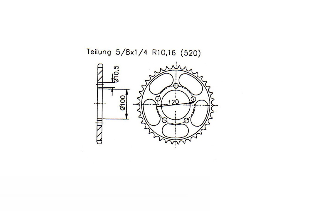 DID Kettensatz 520VX3