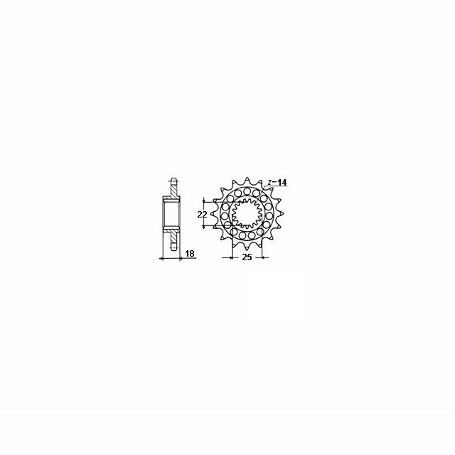 Kettensatz Teilung 525 MVXZ-2, Kette in rot