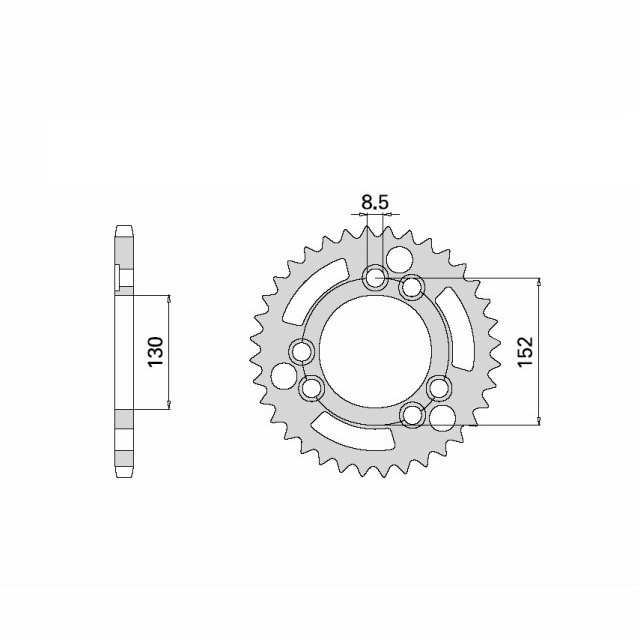 Kettensatz Teilung 525 MVXZ-2, Farbe standard