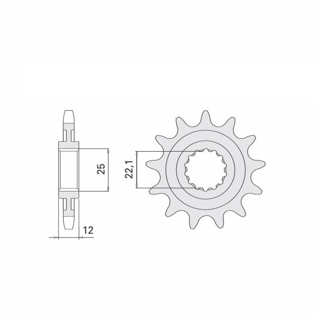 Kettensatz Teilung 520 MVXZ-2, Farbe standard
