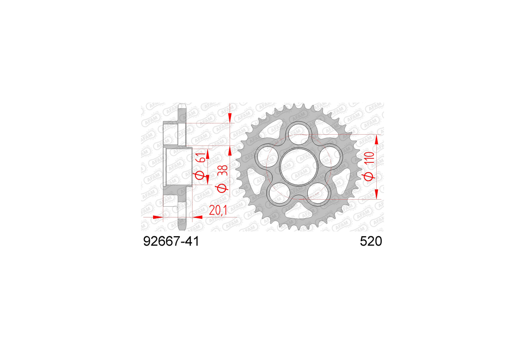 DID Kettensatz 520ZVM-X
