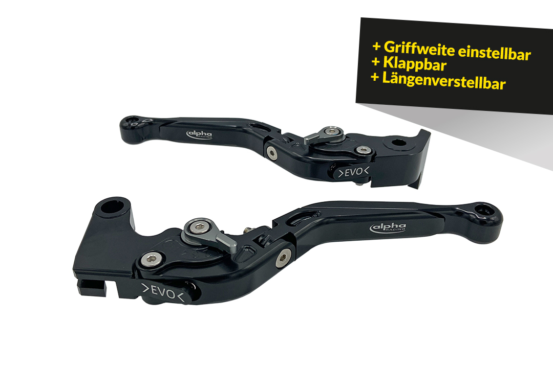 Hebel Set EVO schwarz, Triumph Daytona Speed Tripl