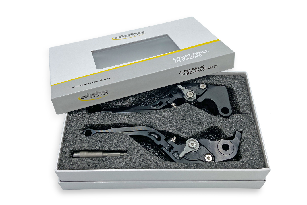 Hebel Set EVO schwarz, Triumph Daytona Speed Tripl