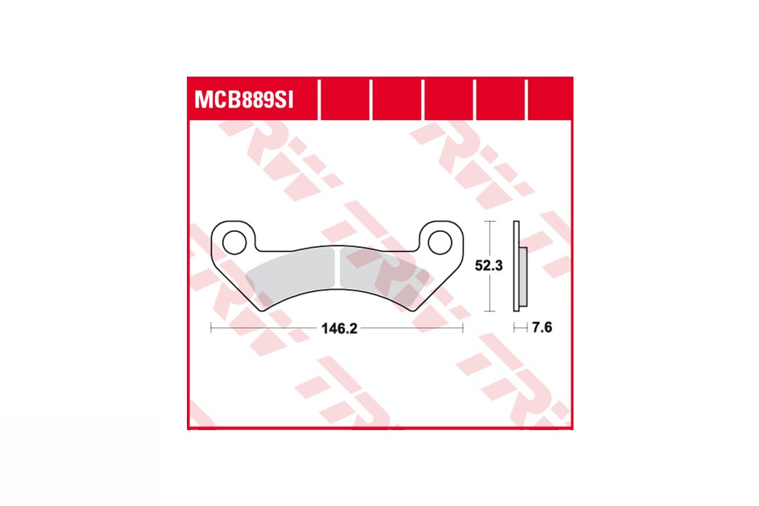 TRW LUCAS Bremsbelagsatz Sinter Offroad MCB889SI