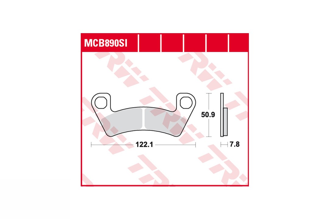 TRW LUCAS Bremsbelagsatz Sinter Offroad MCB890SI
