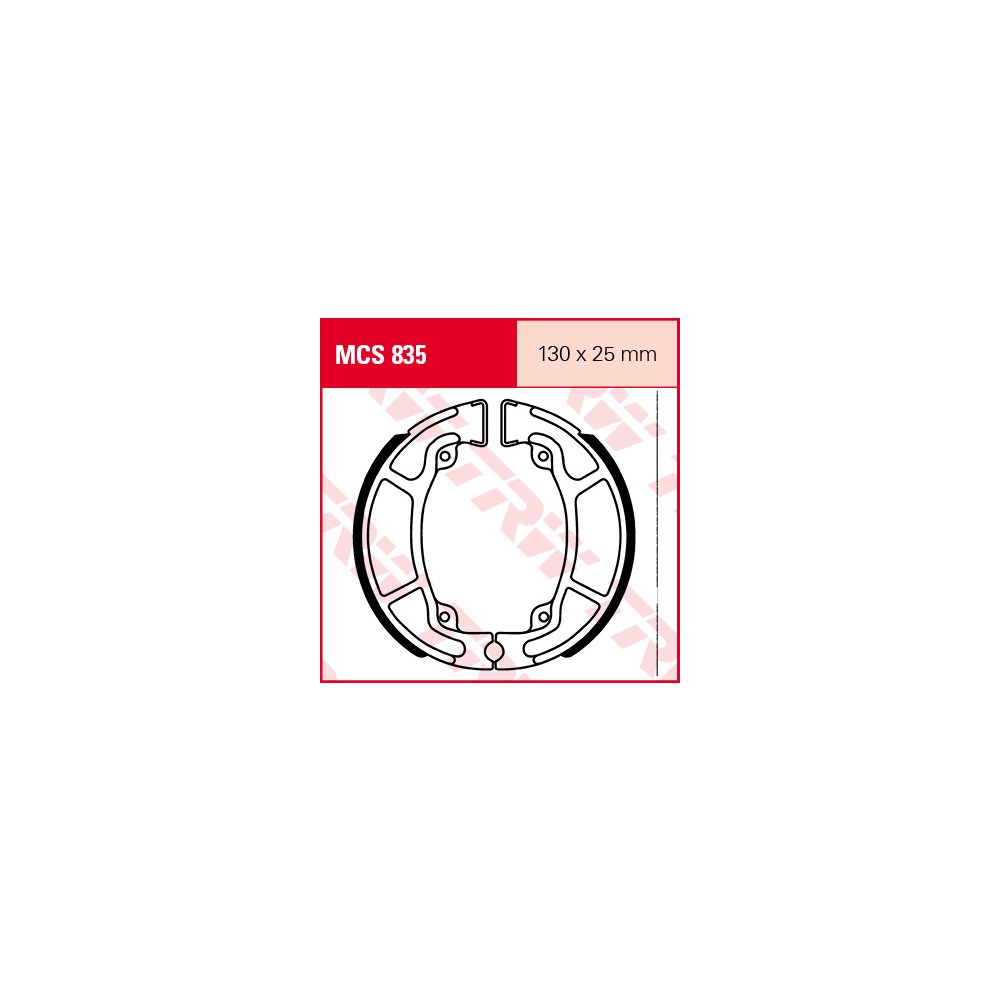 TRW LUCAS Bremsbackensatz MCS835