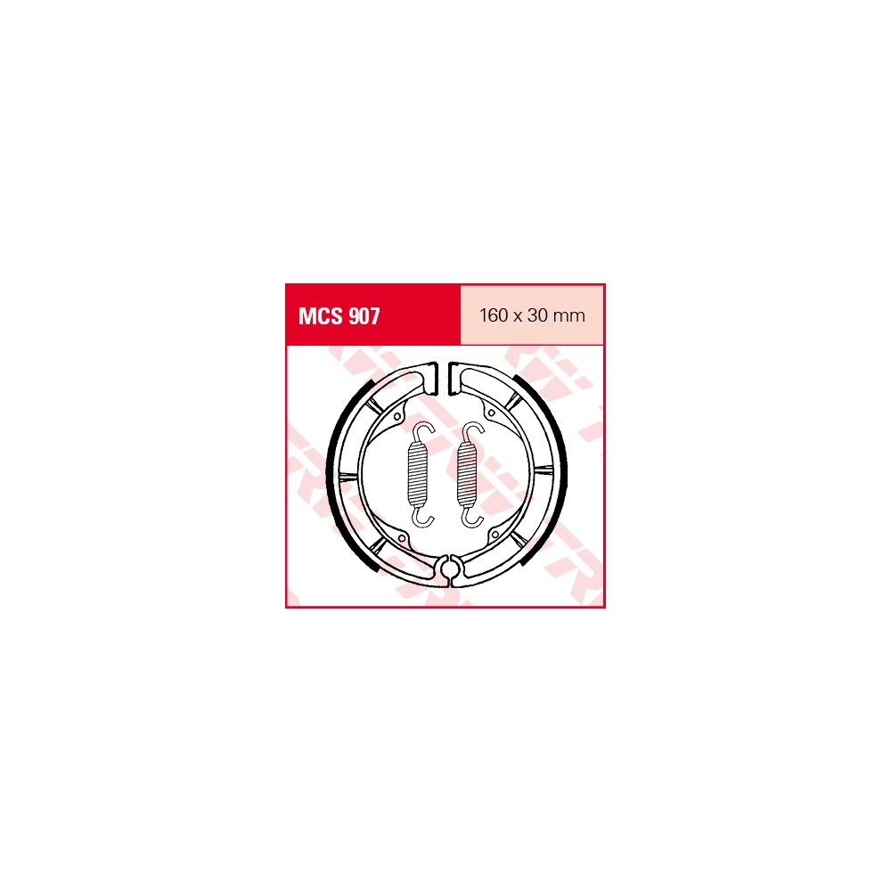 TRW LUCAS Bremsbackensatz MCS907