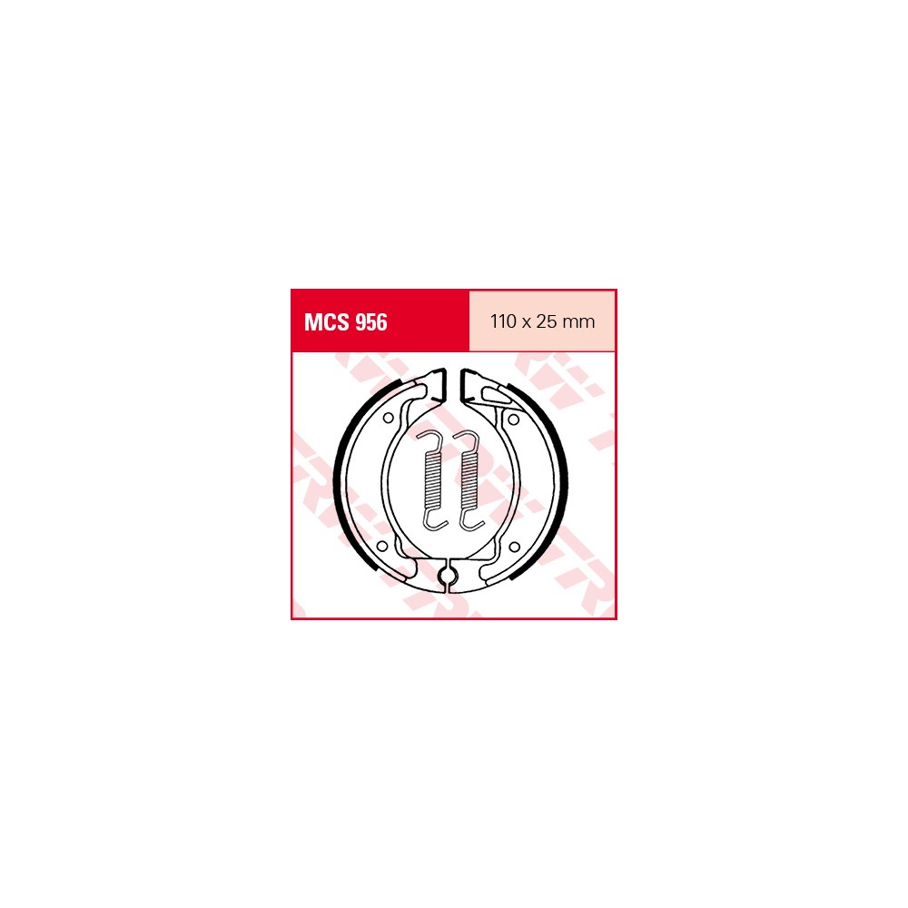 TRW LUCAS Bremsbackensatz MCS956