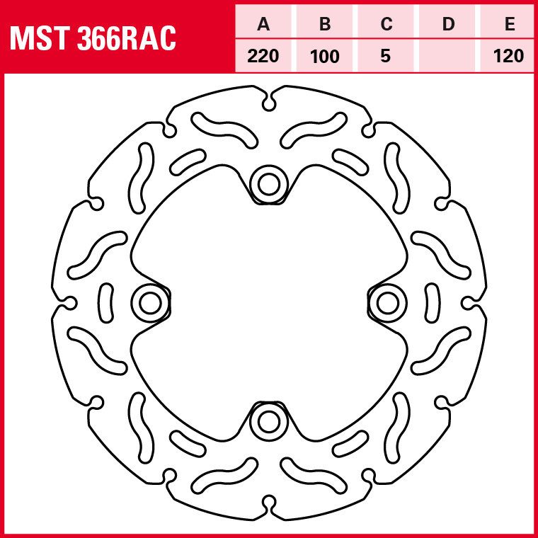 TRW Bremsscheibe Sportiv starr MST366RAC