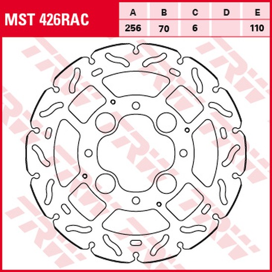TRW Bremsscheibe Sportiv starr MST426RAC