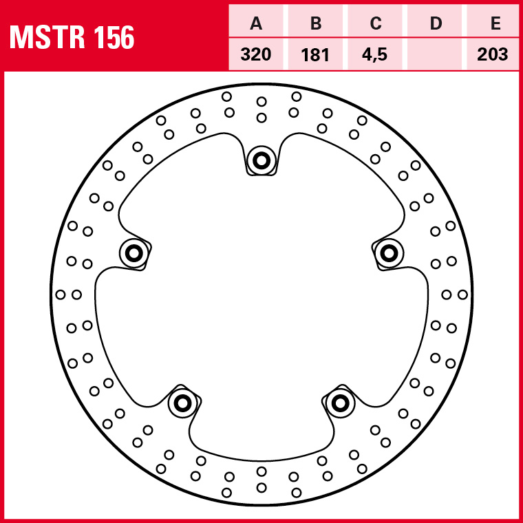 TRW Bremsscheibe Allround BMW Semifloating MSTR156