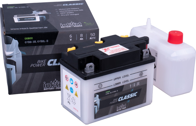 Intact Batterie  6YB8-3B / 6YB8L-B