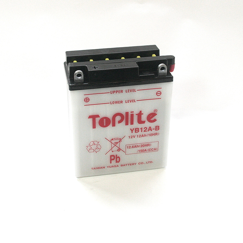 ToPlite YUASA Batterie YB12 A-B