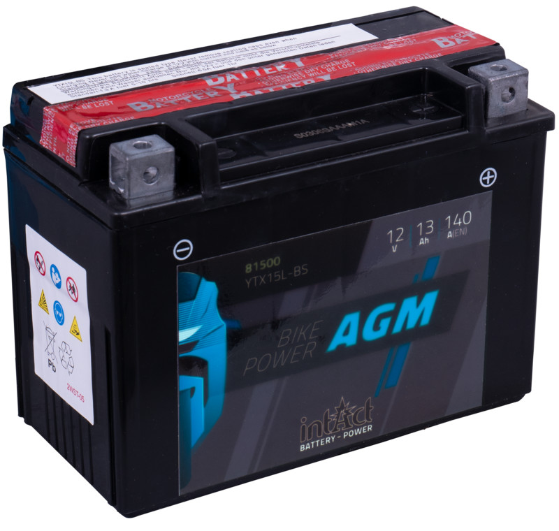 Intact AGM Batterie  YTX15L-BS