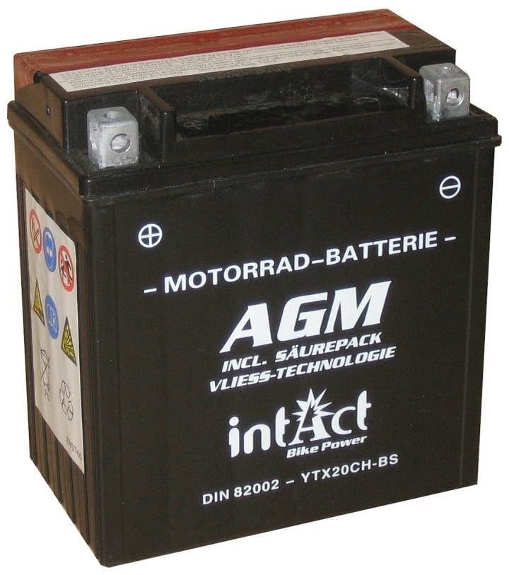 Intact AGM Batterie  YTX20CH-BS