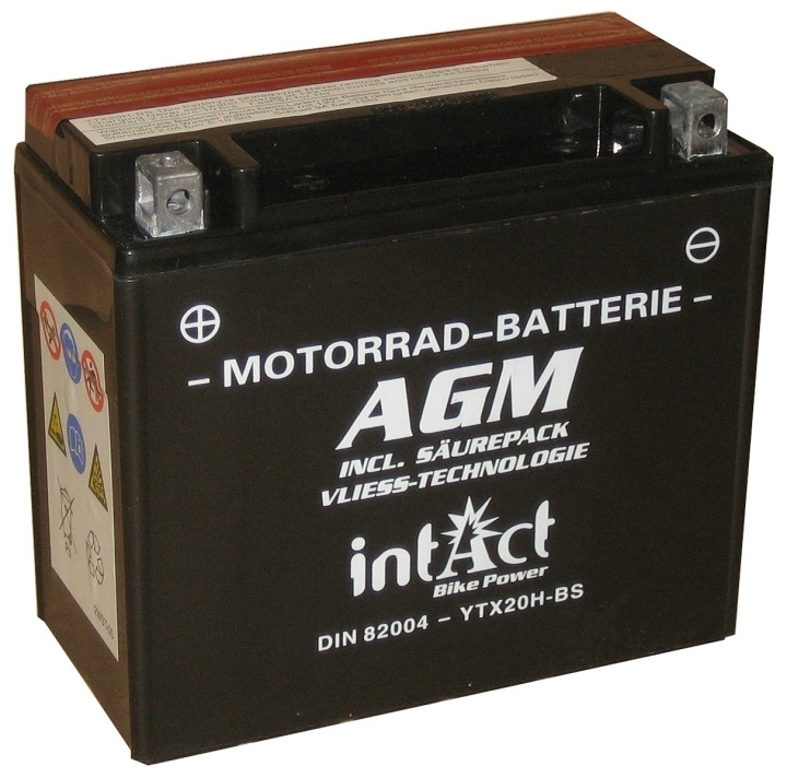 Intact AGM Batterie  YTX20H-BS