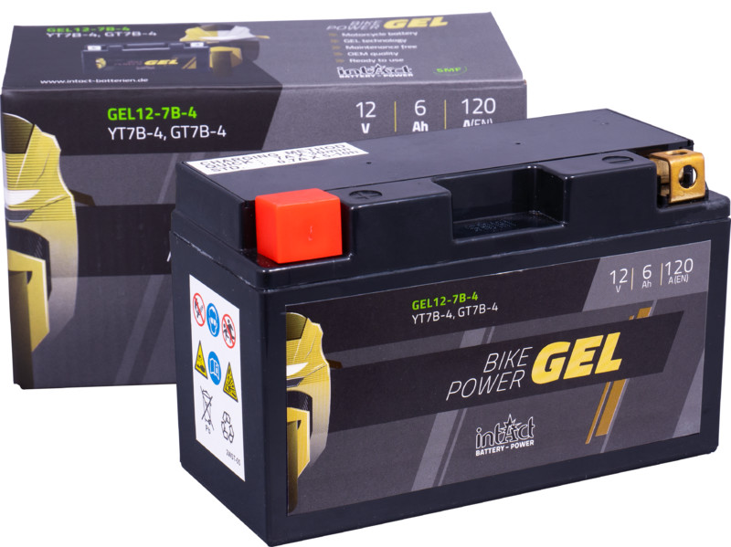 Intact GEL Batterie  YT7B-4 / GT7B-4