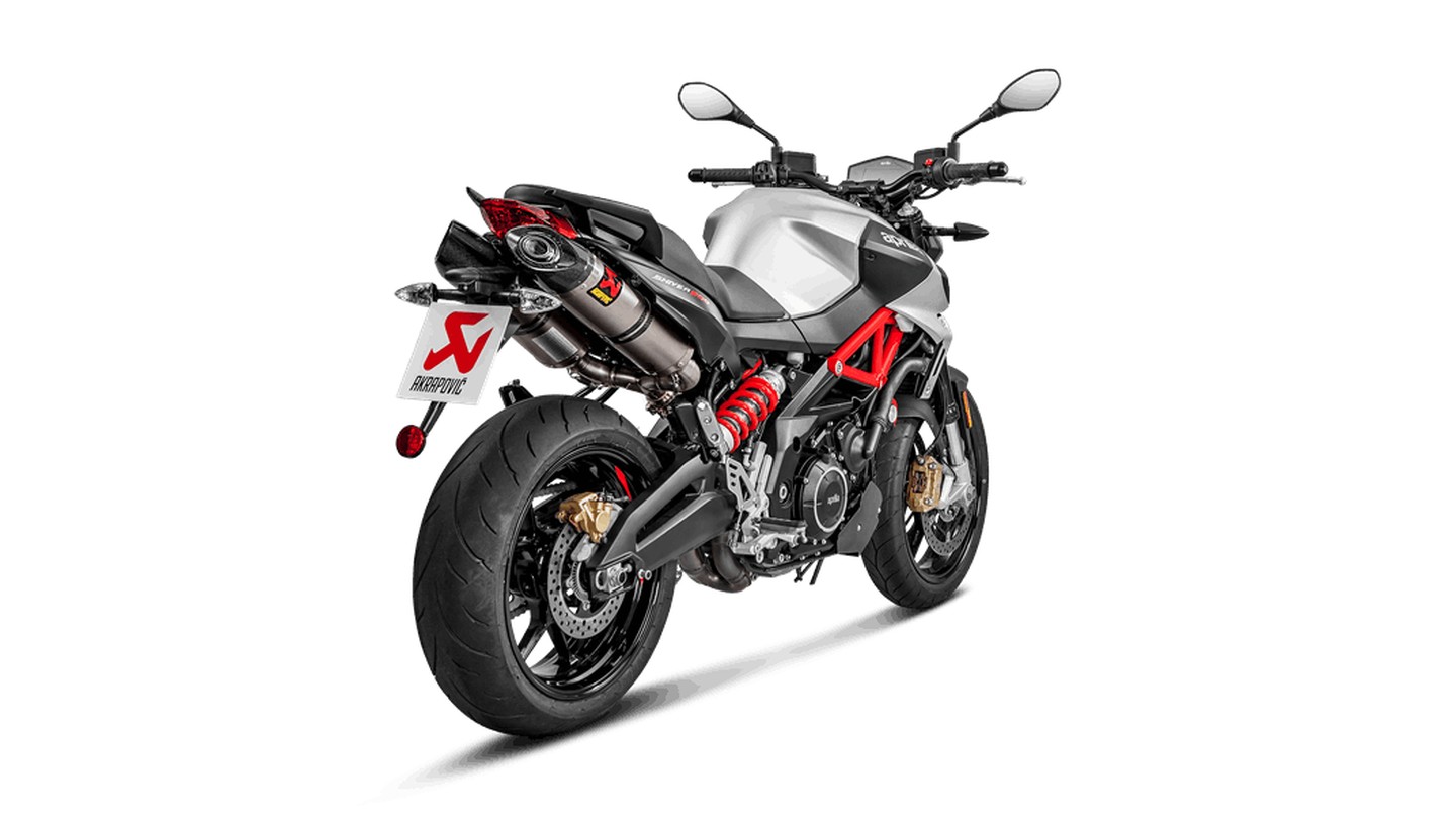 Akrapovic Slip-On Line (Titanium) Aprilia SHIVER 9