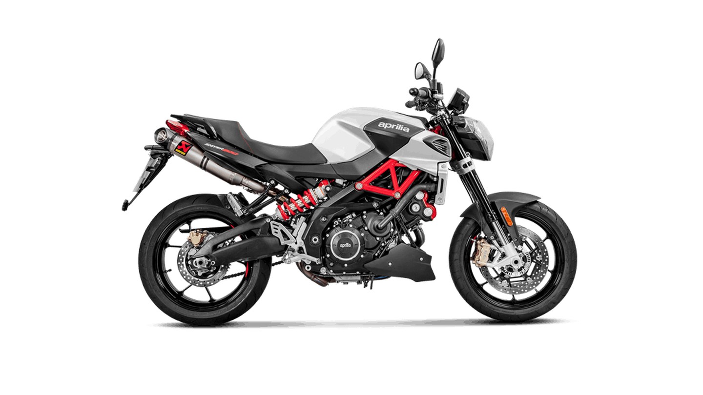 Akrapovic Slip-On Line (Titanium) Aprilia SHIVER 9