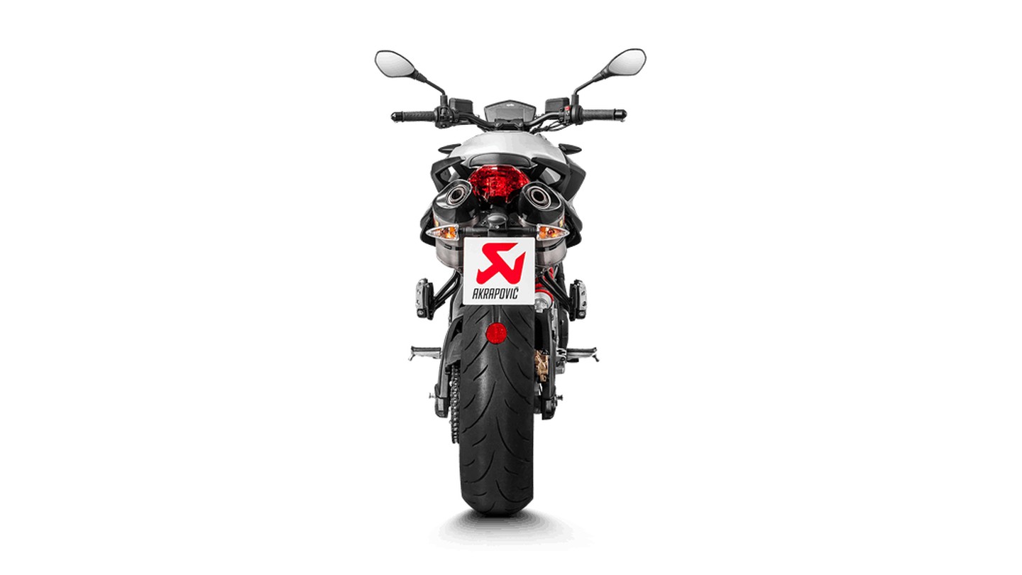 Akrapovic Slip-On Line (Titanium) Aprilia SHIVER 9
