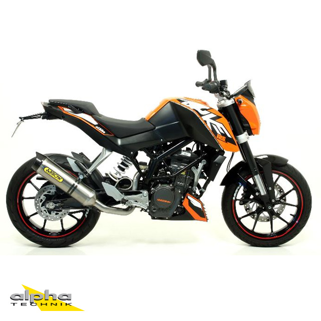 ARROW Thunder ESD KTM Duke 125 A2 11- Titan