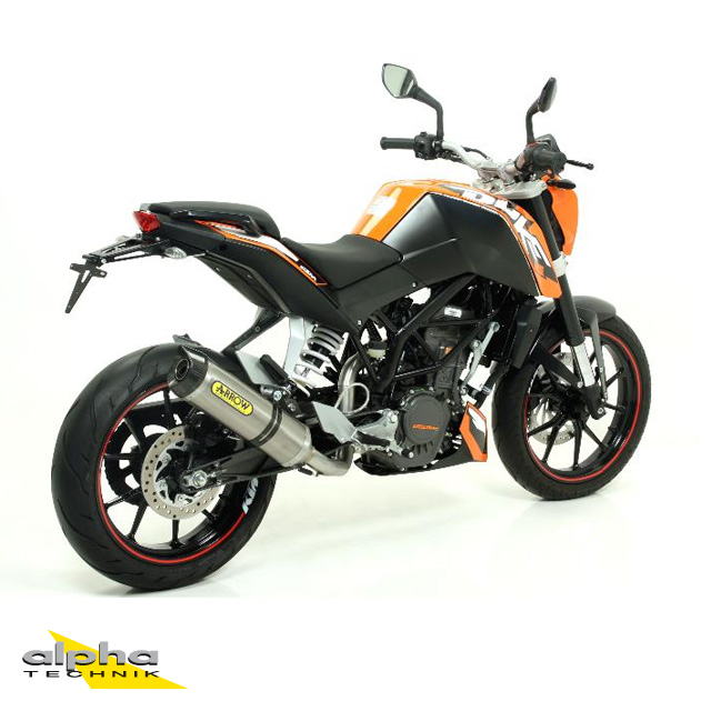 ARROW Thunder ESD KTM Duke 125 A2 11- Titan