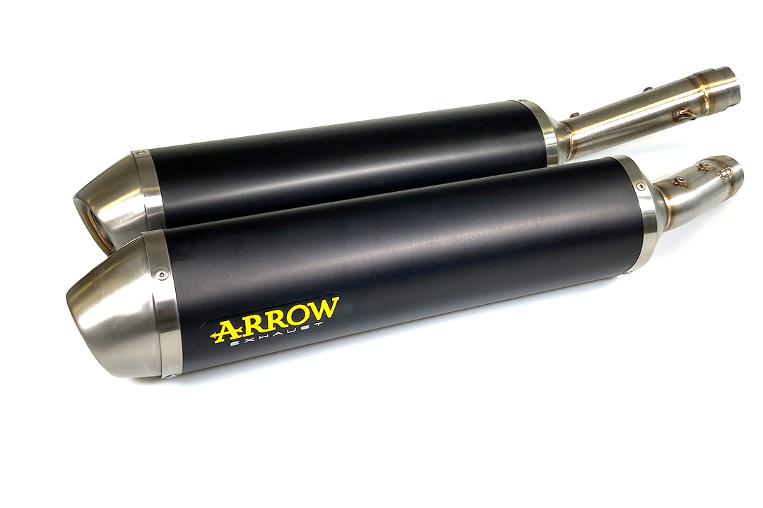 ARROW Race-Tech RSV1000R/Tuono 04-/06- Alu schwarz