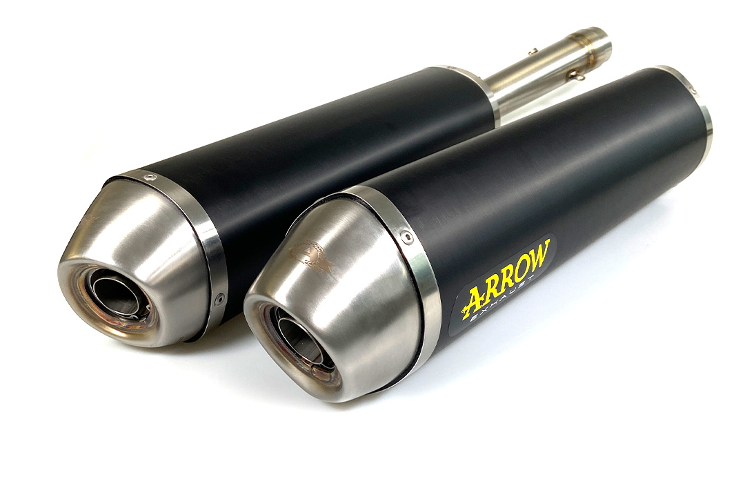 ARROW Race-Tech RSV1000R/Tuono 04-/06- Alu schwarz