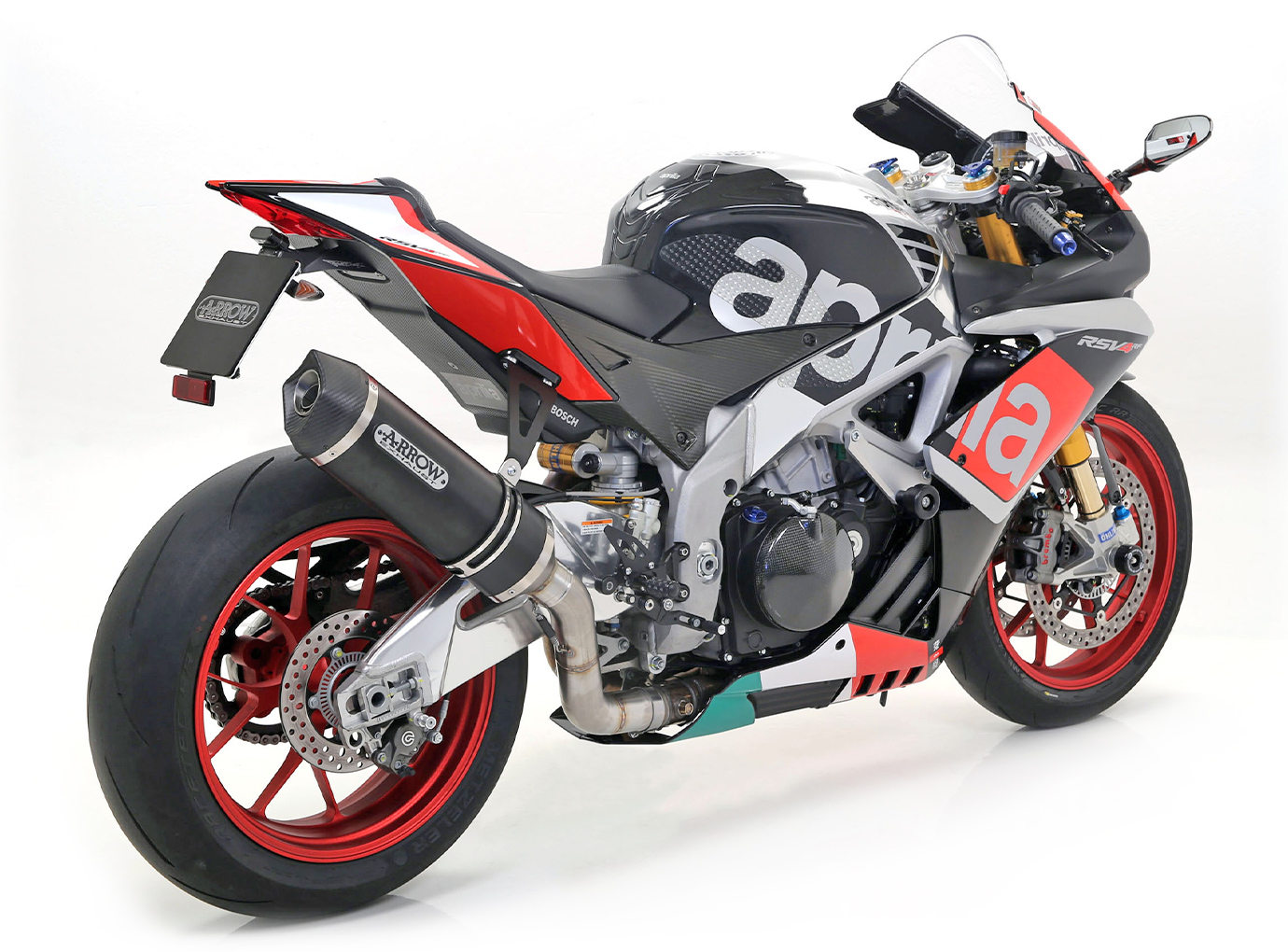 ARROW Race-Tech RSV4/V4R RK/TY 09-/11- Alu schwarz
