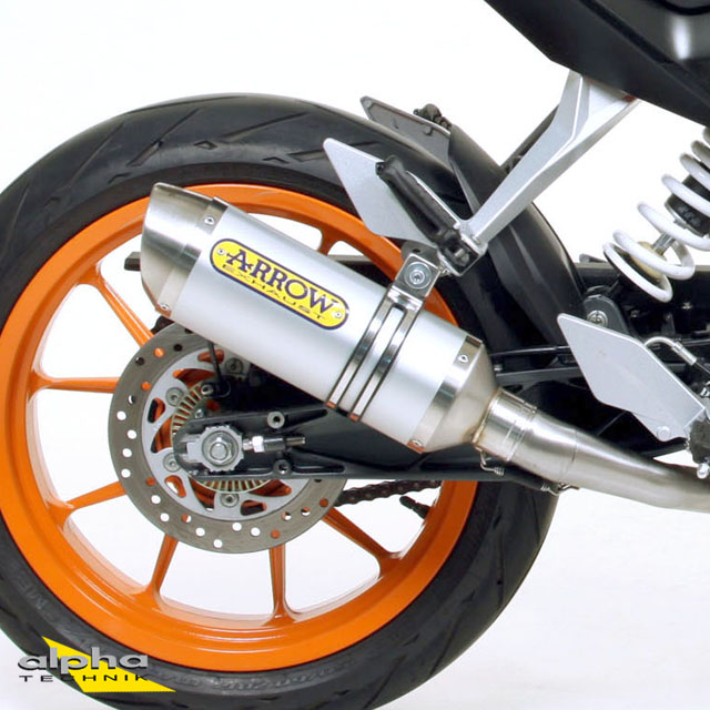 ARROW THUNDER KTM Duke 390 RC125 13- Alu