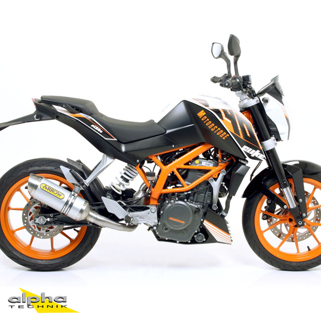 ARROW THUNDER KTM Duke 390 RC125 13- Alu