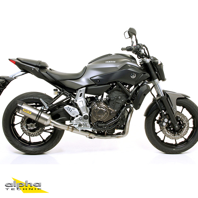 ARROW THUNDER Yamaha MT07 RM04 14- Titan