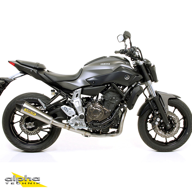 ARROW X-KONE Auspuff Yamaha MT07 RM04 14- NiChrome