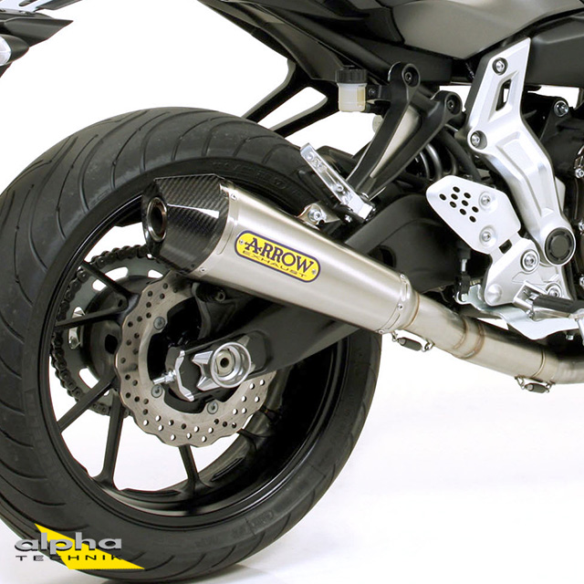 ARROW X-KONE Auspuff Yamaha MT07 RM04 14- NiChrome