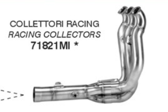 ARROW Racing Krümmer Edelstahl Yamaha R3