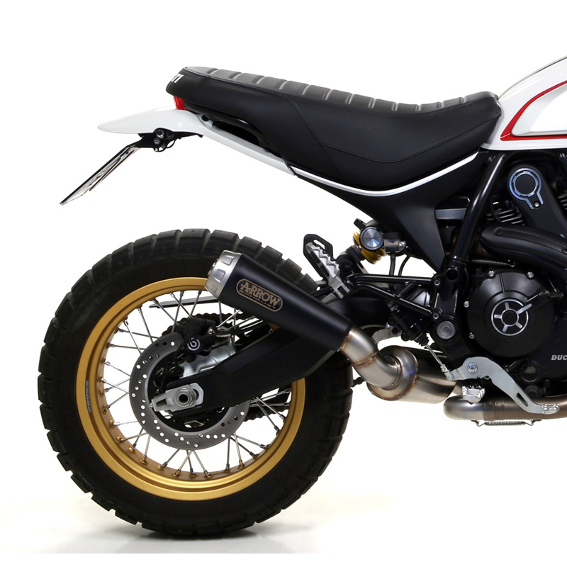 ARROW Pro-Race Dämpfer Ducati Scramb 17- Edelstahl