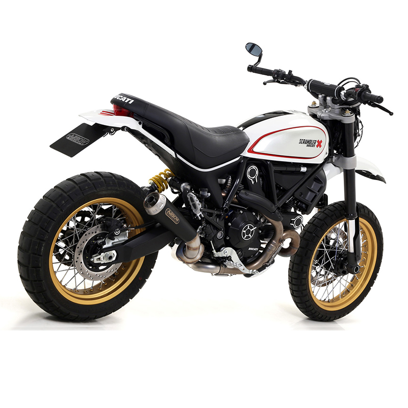 ARROW Pro-Race Dämpfer Ducati Scramb 17- Edelstahl