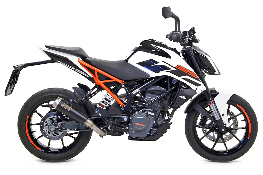 ARROW Pro-Race Dämpfer KTM 125 DUKE 17- Edelstahl