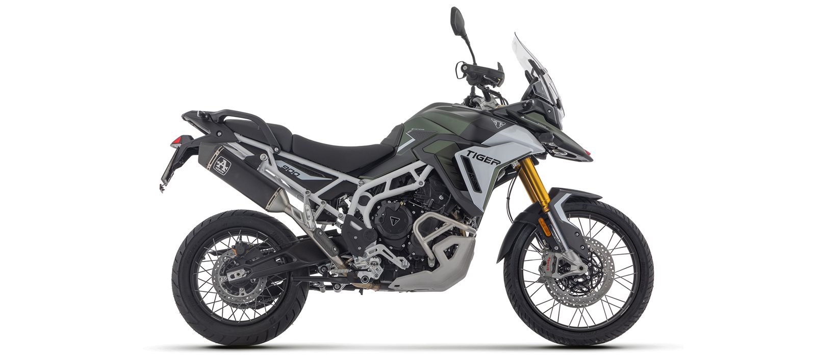 ARROW VELOCE DARK Slip-On Triumph Tiger 900