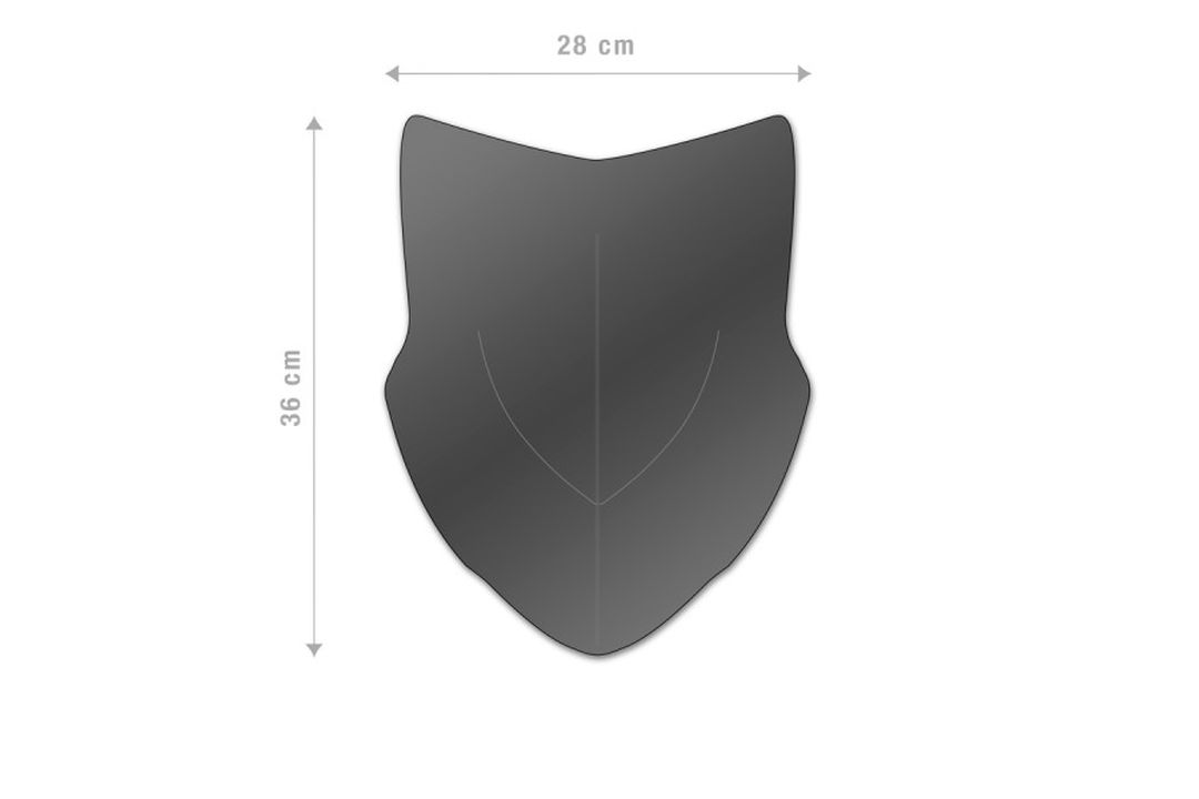 Windschild Plexiglas Ducati Hyperstrada 821