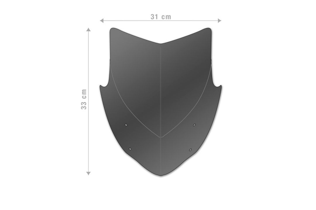 Windschild Plexiglas Honda CB500F 2014 - 2015