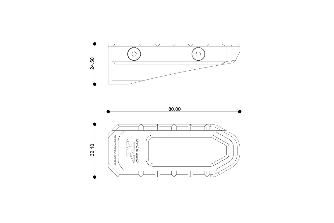 Barracuda Footpeg Kit