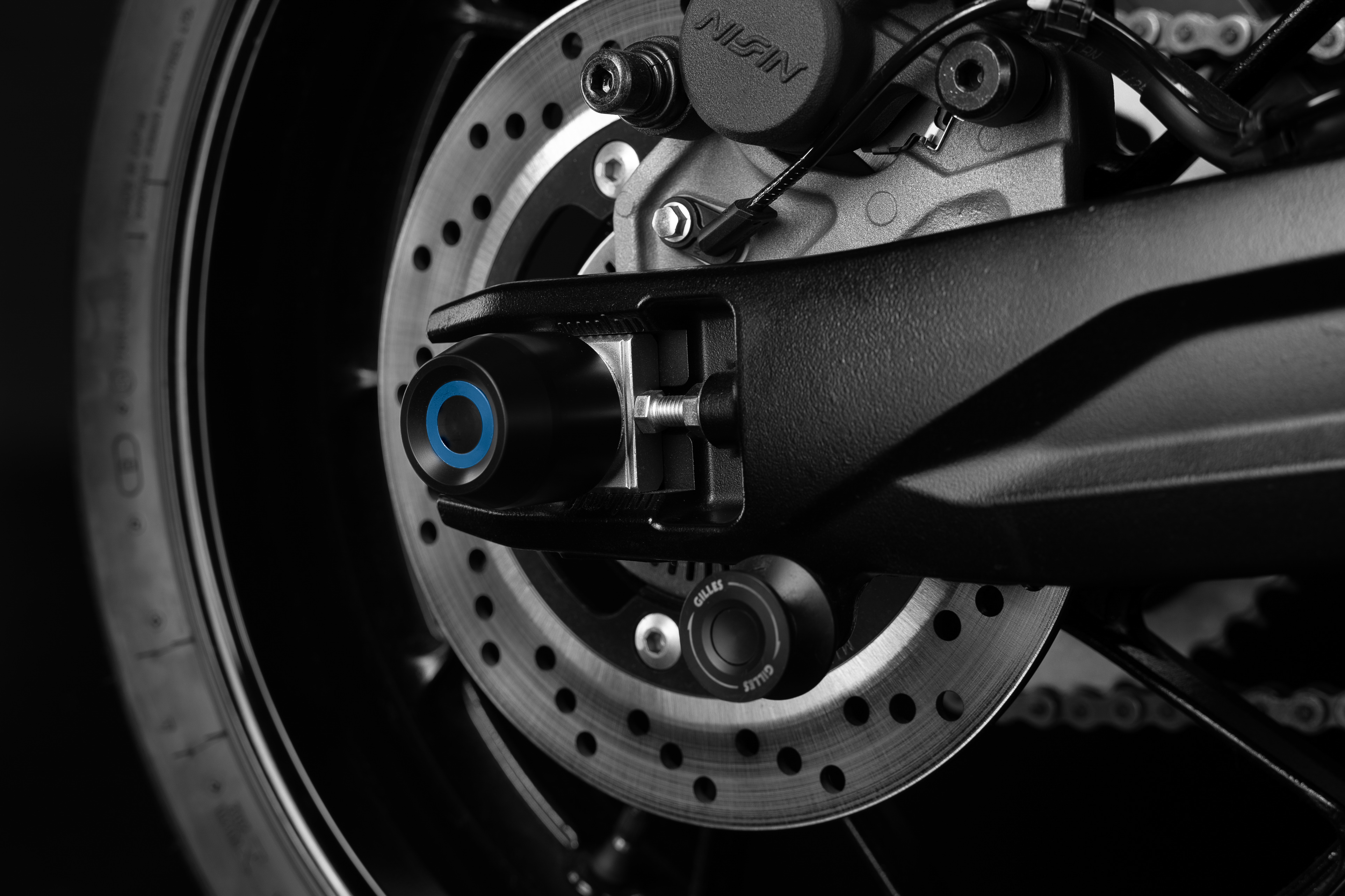 Gilles Achsprotektor hinten, Suzuki  GSX-8S und 8R