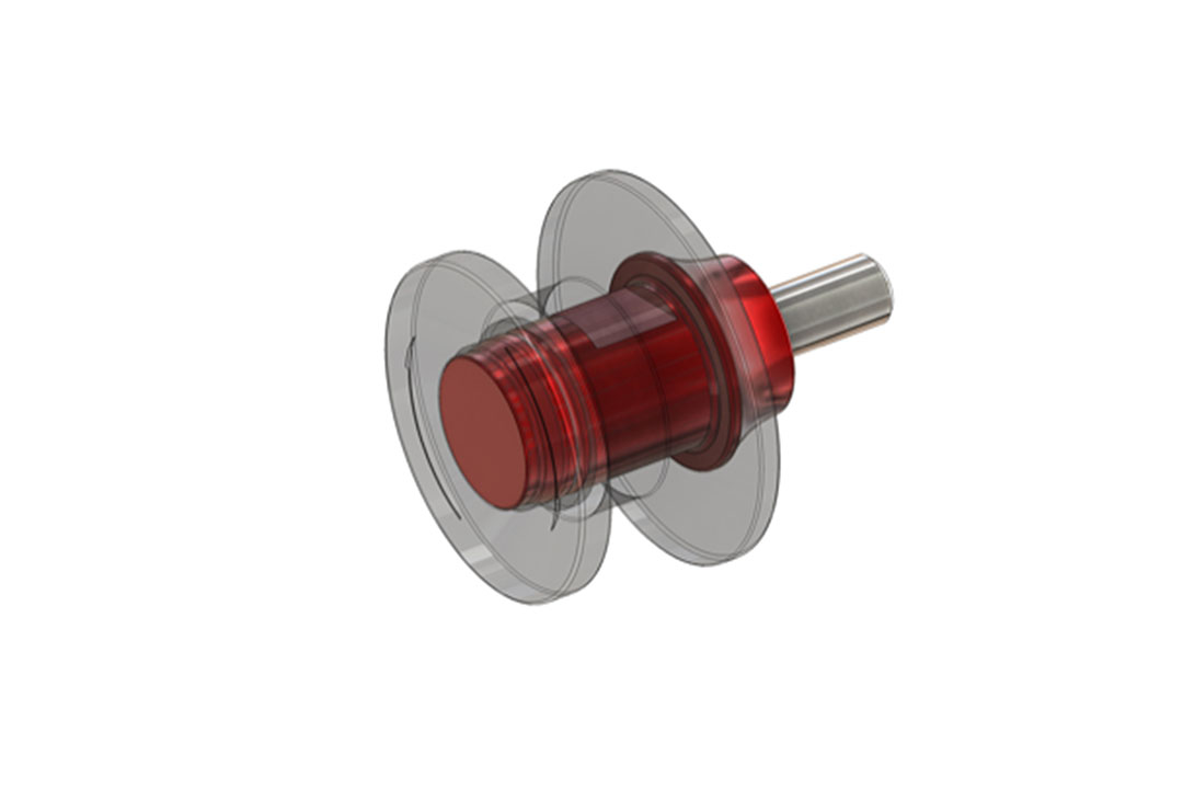 Gilles Tooling  Montageständeraufnahme M8, rot