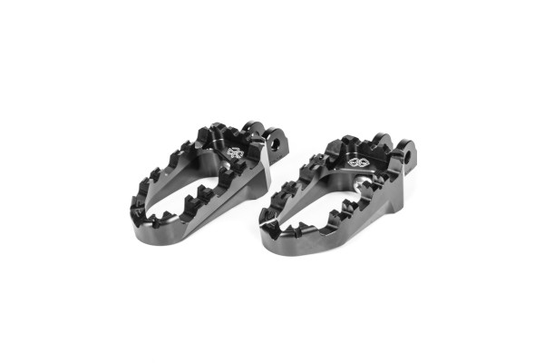 Gilles Tooling Pro-X Fußrasten, Farbe: schwarz